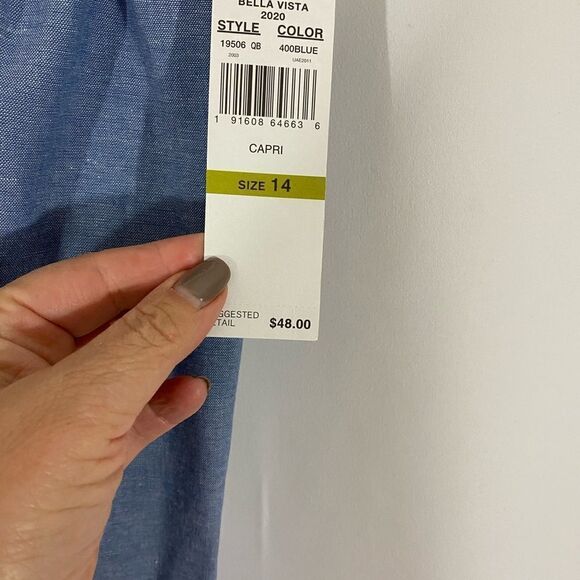 NWT Alfred Dunner Capri Pants - Picture 7 of 9